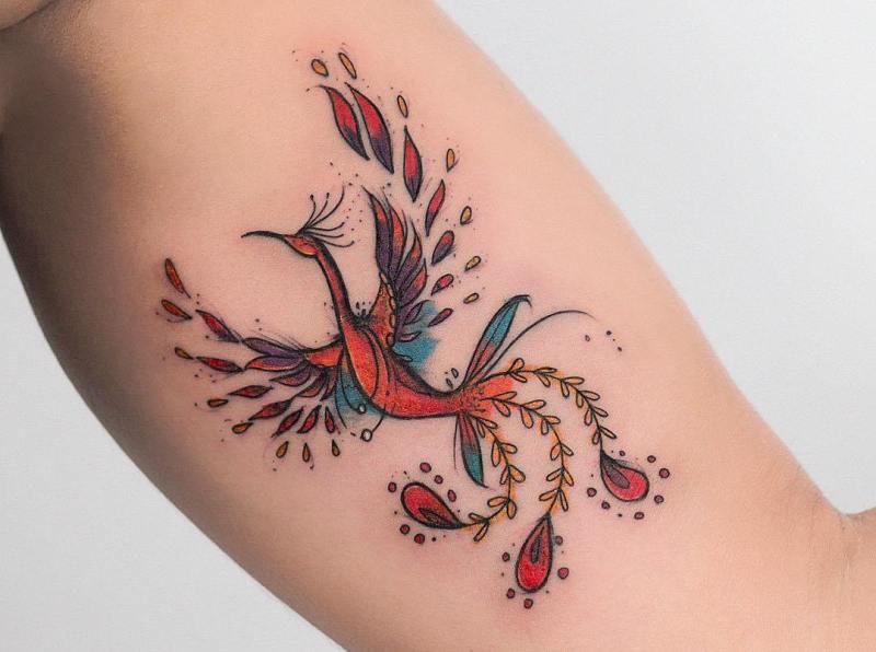 fenis - Tatuajes de ave fénix