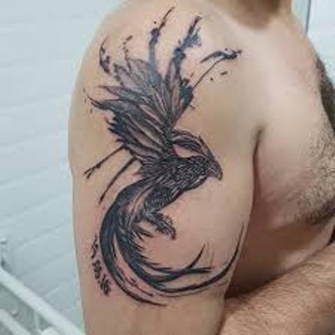 fenix brazo 3 - Tatuajes de ave fénix