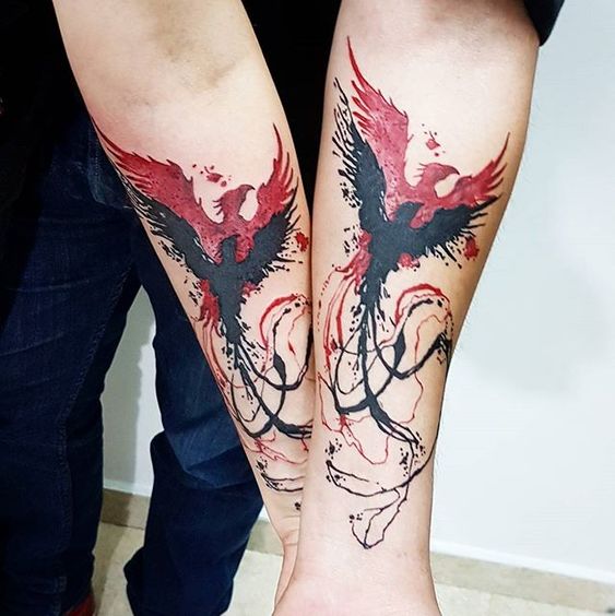 fenix para hombrs 2 - Tatuajes de ave fénix