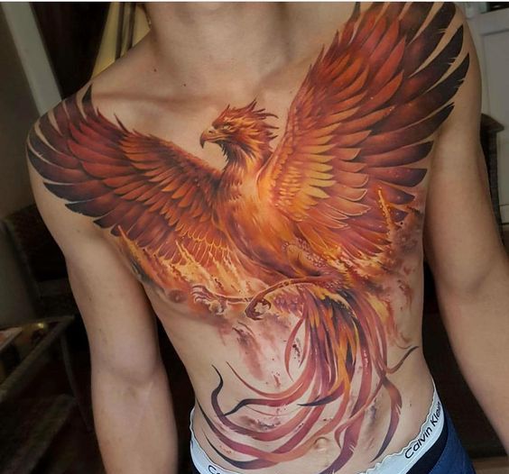 fenix para hombrs 3 - Tatuajes de ave fénix