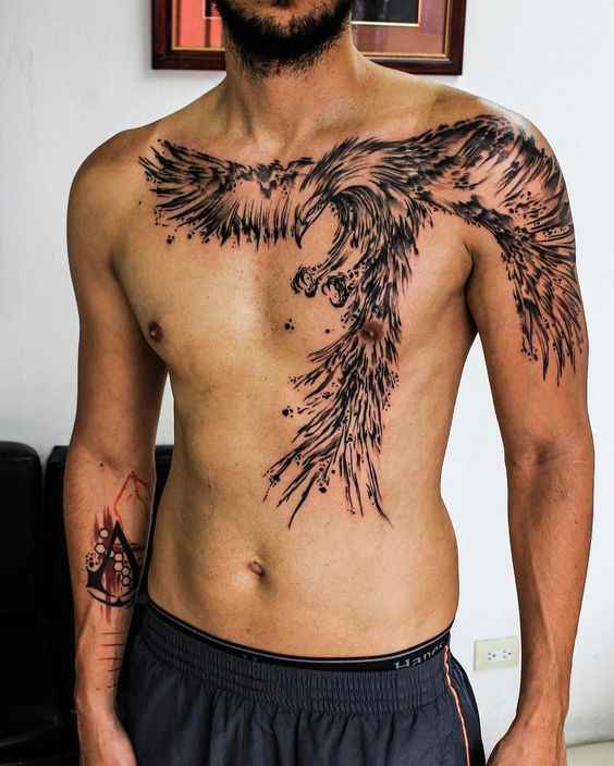 fenix para hombrs 6 - Tatuajes de ave fénix