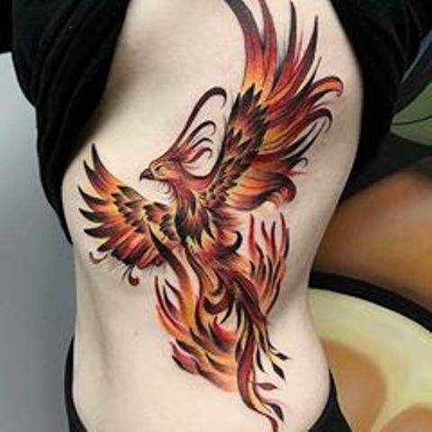 fenix para mujeres 3 - Tatuajes de ave fénix
