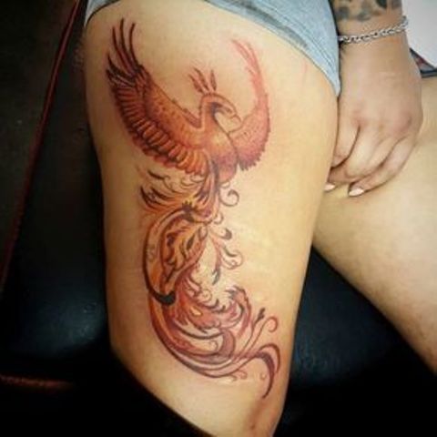 fenix para mujeres 6 - Tatuajes de ave fénix