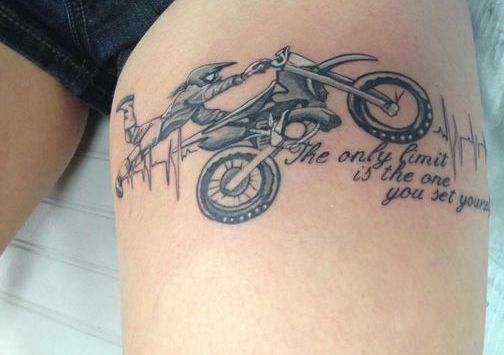 frases para motos tatuajes 4 - tatuajes de motos