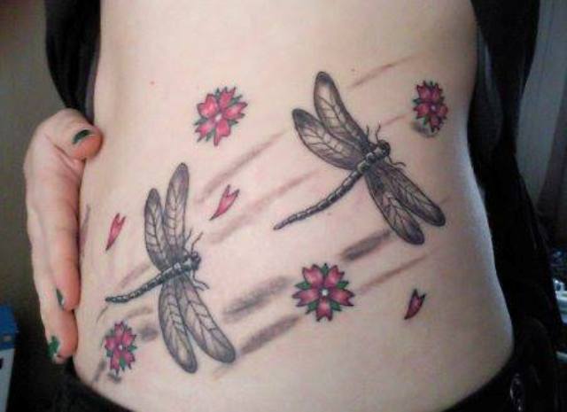 libelulas - tatuajes de mariposas