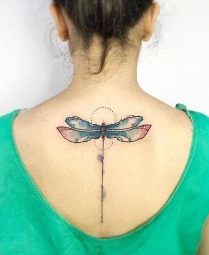 lubelulas espalda 2 - tatuajes de libélulas