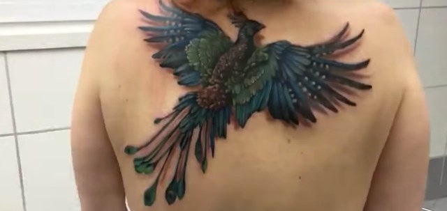 mejores del mundo 5 - Tatuajes de ave fénix