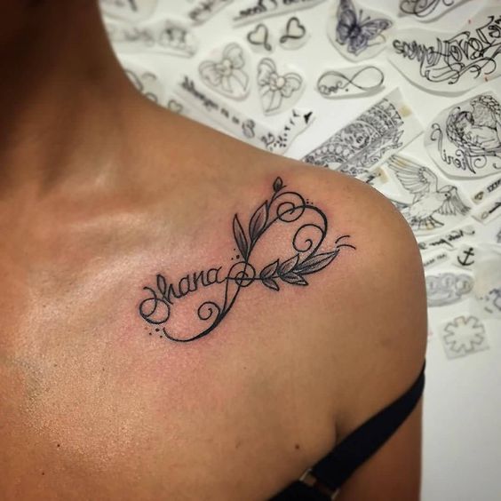 nombres en la clavicula 5 - tatuajes en la clavícula