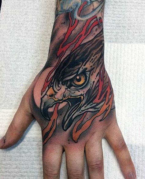 tatuajes de aguila en la mano 2 - tatuajes de águilas