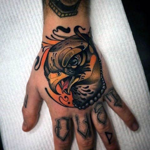tatuajes de aguila en la mano 5 - tatuajes de águilas