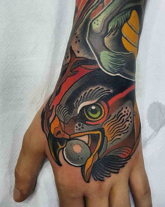 tatuajes de aguila en la mano 7 - tatuajes de águilas