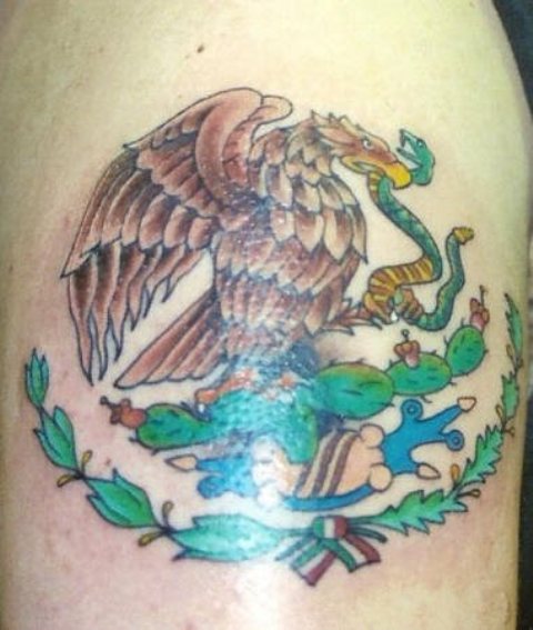 tatuajes de aguila mexicana 7 - tatuajes de águilas