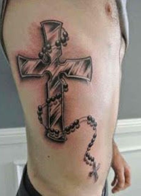 tatuajes de rosarios para hombres 6 - Tatuajes de rosarios
