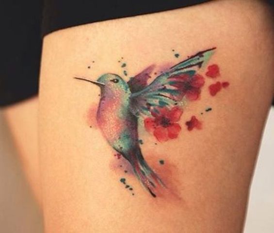 tatuajes de un colibri 2 - tatuajes de colibrí