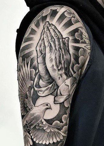 tatuajes en el brazo 1 - tatuajes religiosos
