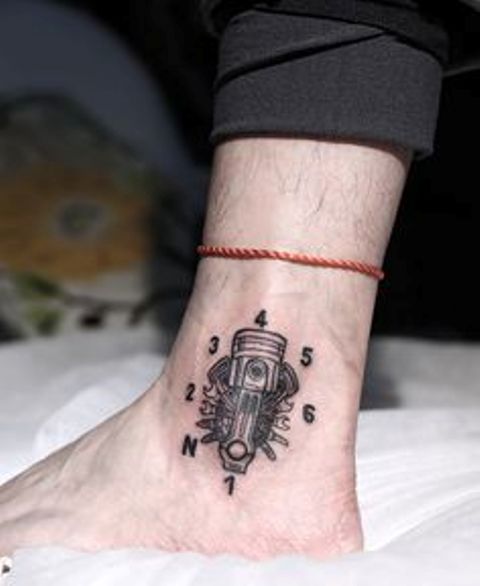 tatuajes motos tobillos 1 - tatuajes de motos