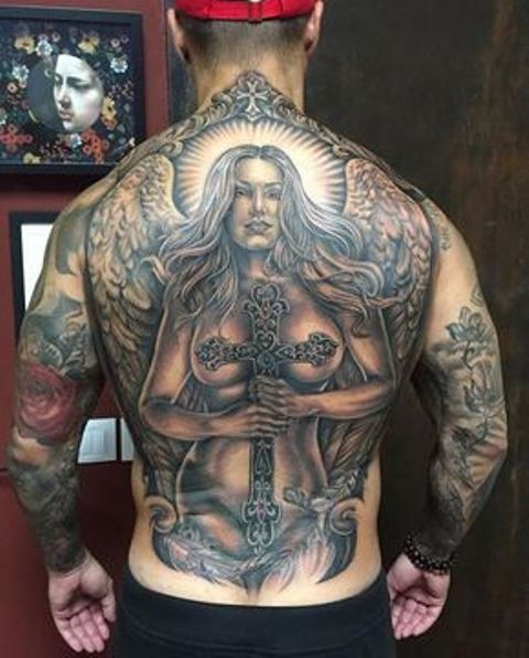 tatuajes religiosos espalda 3 - tatuajes religiosos