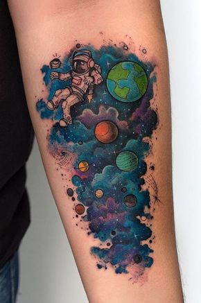 a color 1 - tatuajes de planetas
