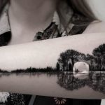 guitarras 3d 3 1 - Tatuajes para Mujeres en las Piernas