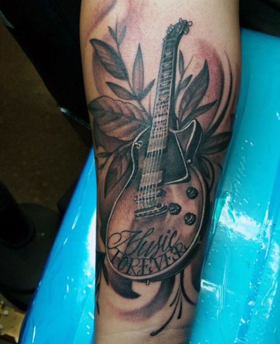 guitarras electricas 1 1 - tatuajes de guitarras