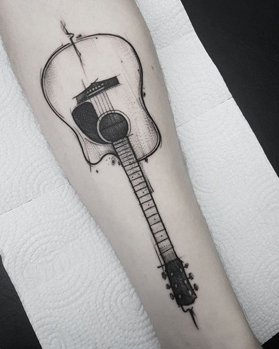 guitarras hombres 3 1 - tatuajes de guitarras