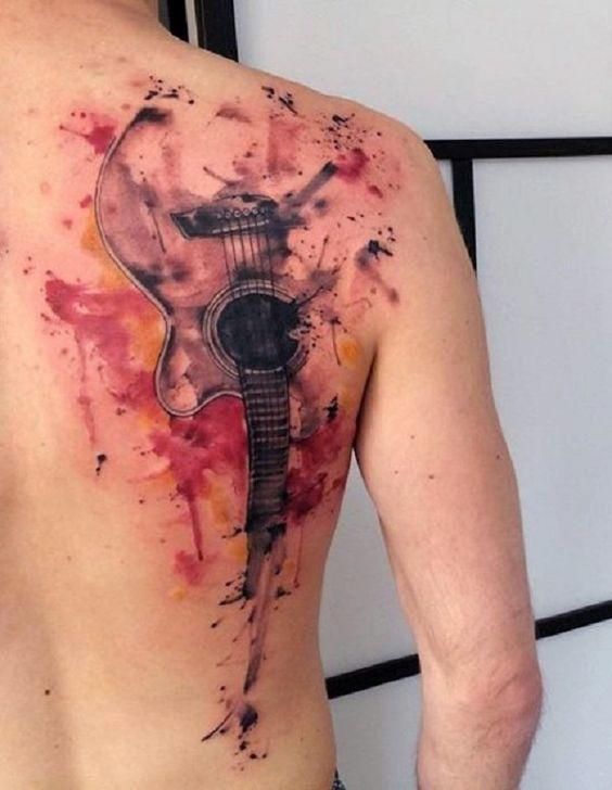 guitarras hombres 5 1 - tatuajes de guitarras