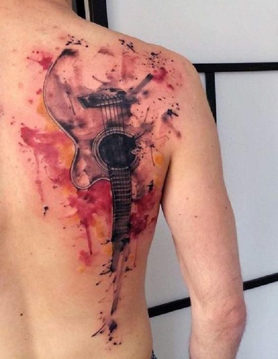 guitarras hombres 5 1 - tatuajes de guitarras