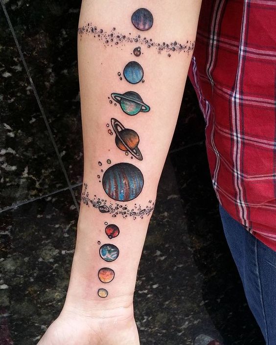 los planetas 4 1 - tatuajes de planetas