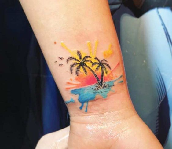 palmas o palmera 3 2 - tatuajes de palmas