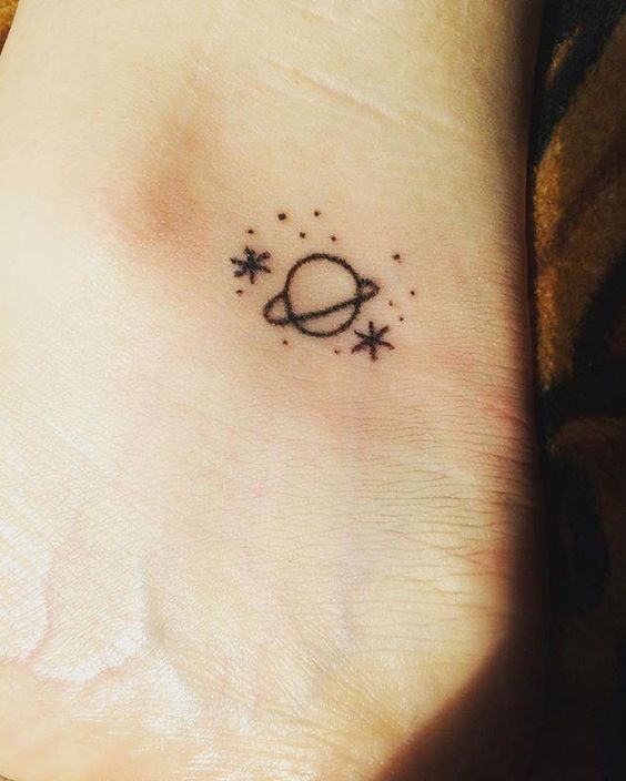 planetas pequeños 2 - tatuajes de planetas