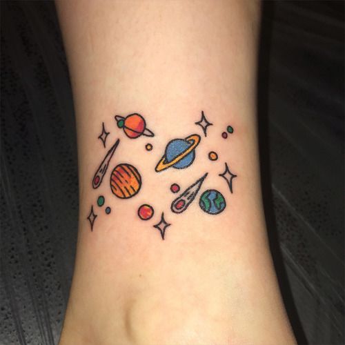 planetas pequeños 4 - tatuajes de planetas