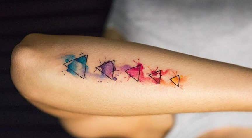 tatuajes de triangulos 4 - Tatuajes de triángulos