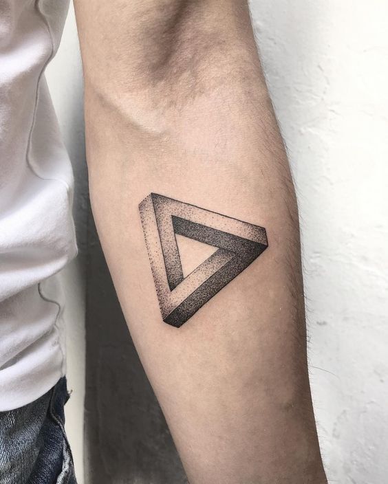 triangulos para hombres 2 - Tatuajes de triángulos