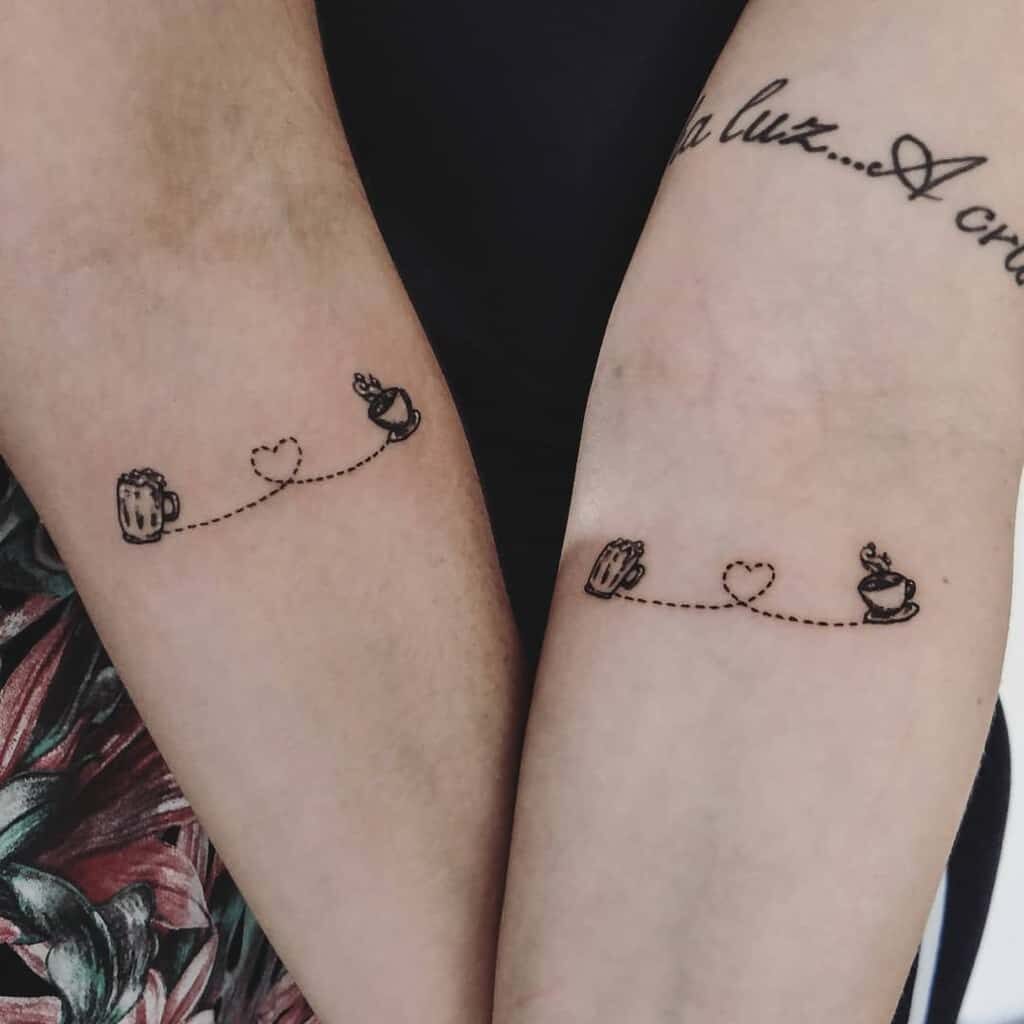 tatuajes para mejores amigos hombre y mujer 15 - Tatuajes para amigas