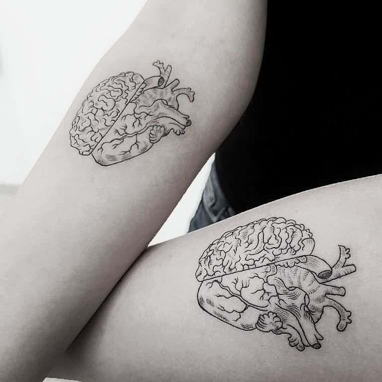 tatuajes para mejores amigos hombre y mujer 4 - Tatuajes para amigas