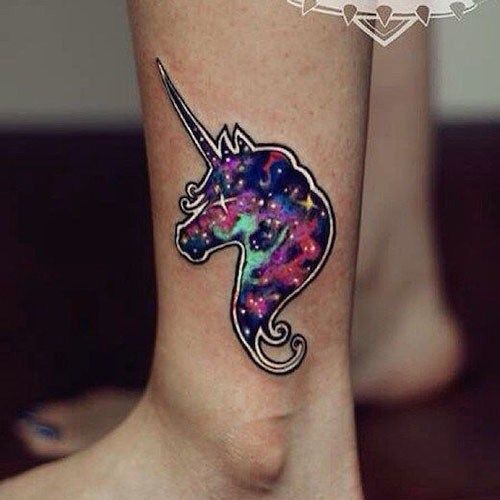 Tatuajes En Las Piernas Para Mujeres De Unicornios 2 - Tatuajes para Mujeres en las Piernas