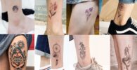 portada tatuajes pierna mujeres - Tatuajes de sol y luna