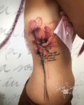 tatuajes de mujeres costillas 6 - Catrinas en Tatuajes