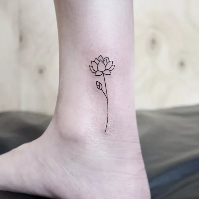 tatuajes flor de loto mejores 5 - Tatuajes de Flor de Loto