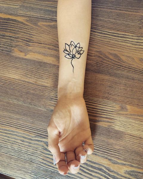 tatuajes flor de loto mejores 9 - Tatuajes de Flor de Loto
