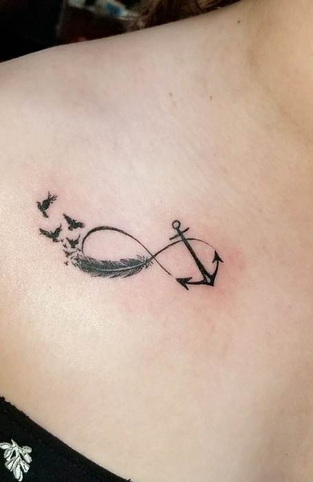 tatuajes infinito anclas 1 - tatuajes de infinito