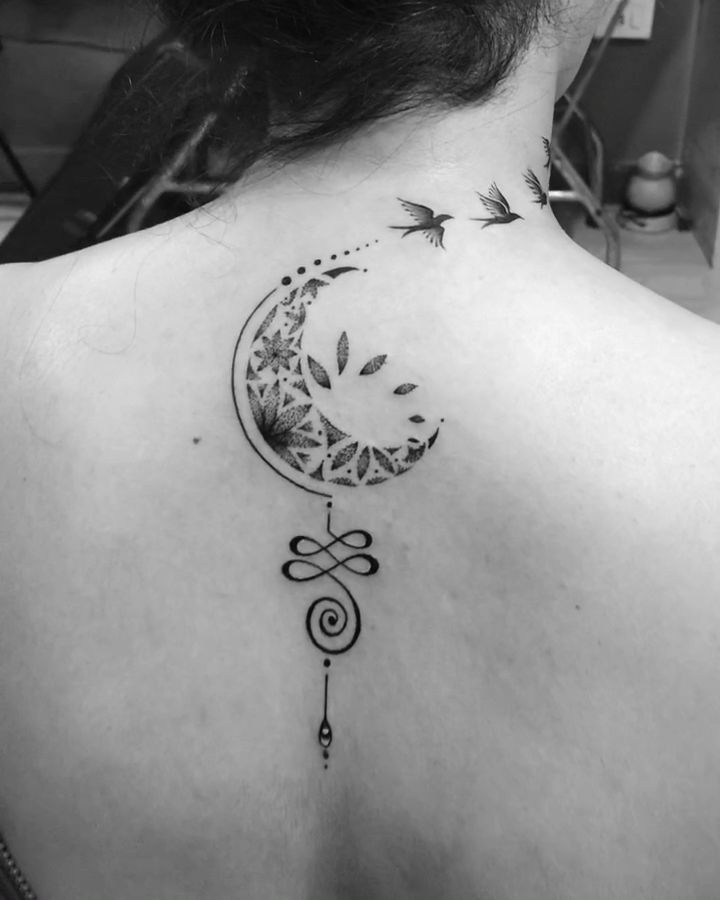 tatuajes lunas espalda 2 - tatuajes de luna