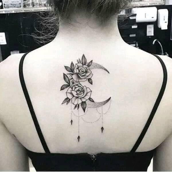 tatuajes lunas espalda 4 - tatuajes de luna