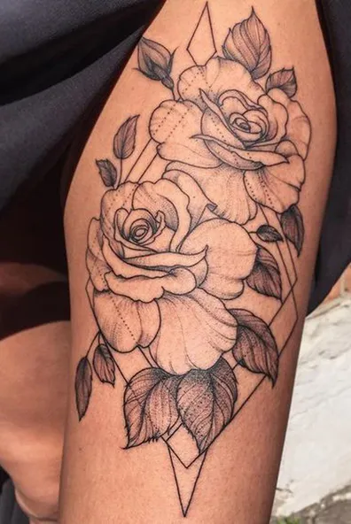 tatuajes mujer pierna arriba - Tatuajes para Mujeres en las Piernas