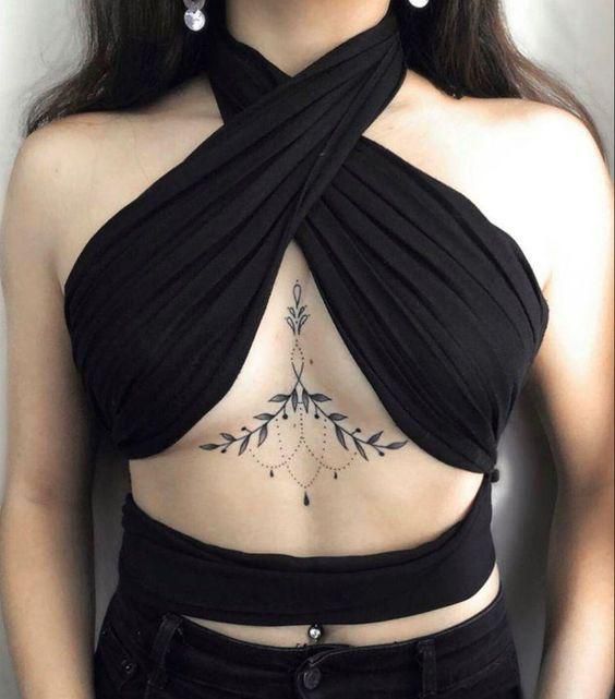 tatuajes mujeres pecho 2 - tatuajes de infinito