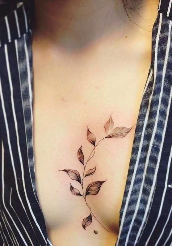 tatuajes mujeres pecho 6 - tatuajes de infinito