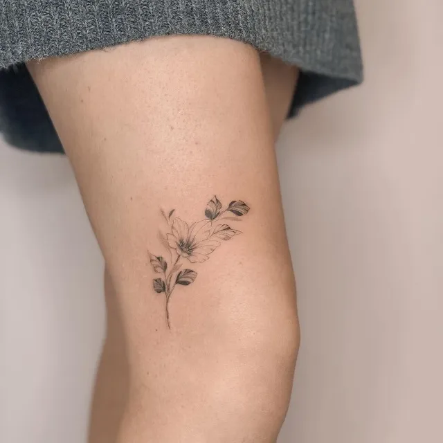 tatuajes para mujeres pierna pequeno 3 - Tatuajes para Mujeres en las Piernas